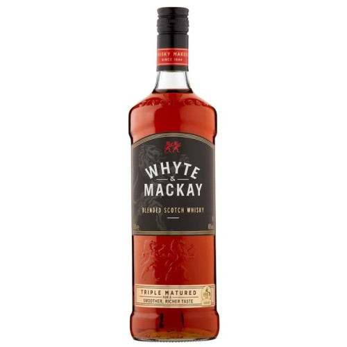 WHYTE & MACKAY BLENDED SCOTCH WHISKY BOTTLE 6x1L