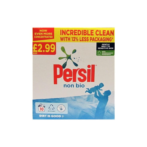 PERSIL NON BIO WASHING POWDER 10 WASHES 1x7x500G PMP &Acirc;&pound;2.99