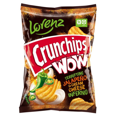 LORENZ JALAPENO & CHEDDAR CHEESE CRISPS 1x12x80G