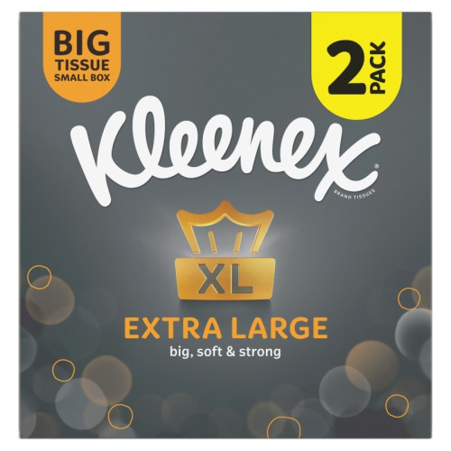 KLEENEX COMPACT EXTRA LARGE TISSUES 1x6x2PK PMP &Acirc;&pound;2.25