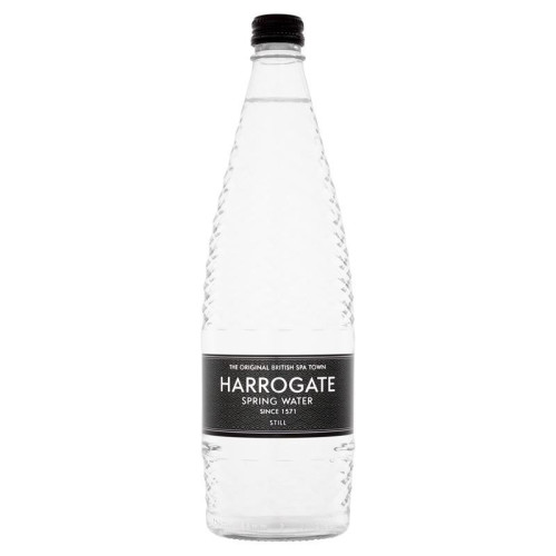 HARROGATE SPRING STILLL SPRING WATER GLASS BOTTLE 1x24x330ML
