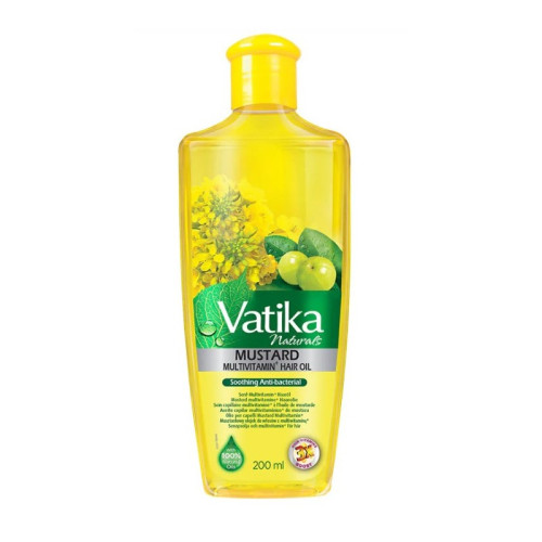 VATIKA NATURALS MUSTARD MULTIVITAMIN HAIR OIL 1x6x200ML