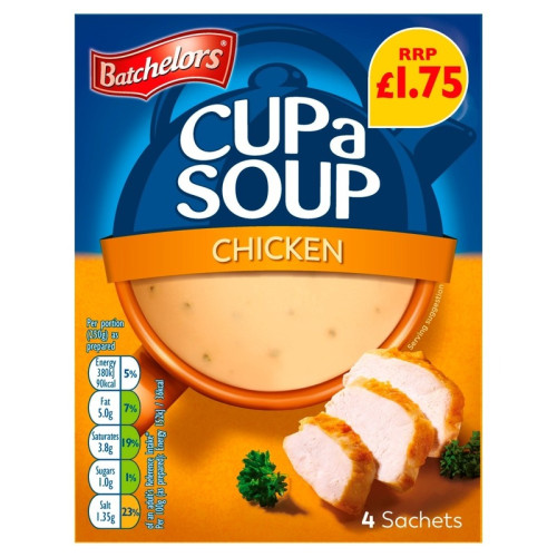 BATCHELORS CUP A SOUP CHICKEN 1x9x81G PMP &Acirc;&pound;1.75