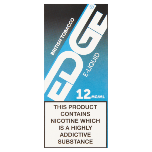 EDGE BRITISH TOBACCO 12MG E-LIQUID 1x5xSGL