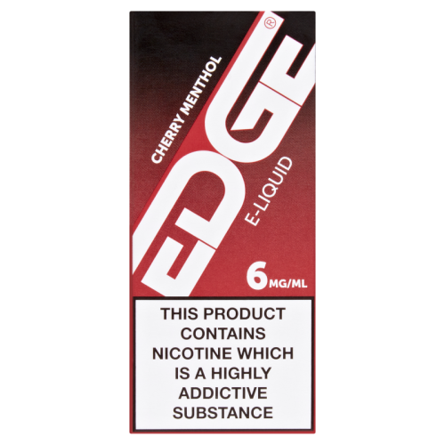 EDGE CHERRY MENTHOL 6MG E-LIQUID 1x5xSGL