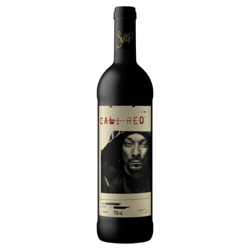 CALI BY SNOOP RED WINE BOTTLE 6x75CL