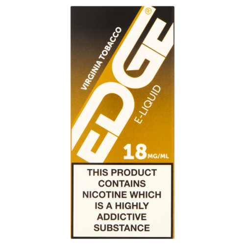 EDGE VIRGINIA TOBACCO 50/50 18MG E-LIQUID 1x5xSGL