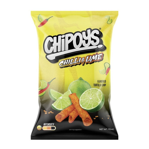 LORENZ X-CUT CHILLI LIME CRISPS 1x12x75G