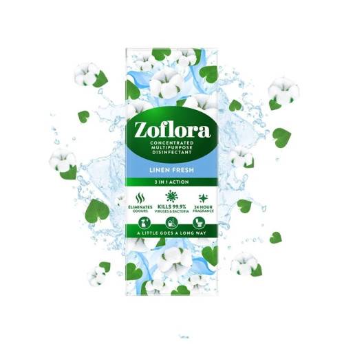 ZOFLORA LINEN FRESH CONCENTRATED DISINFECTANT 6x1L