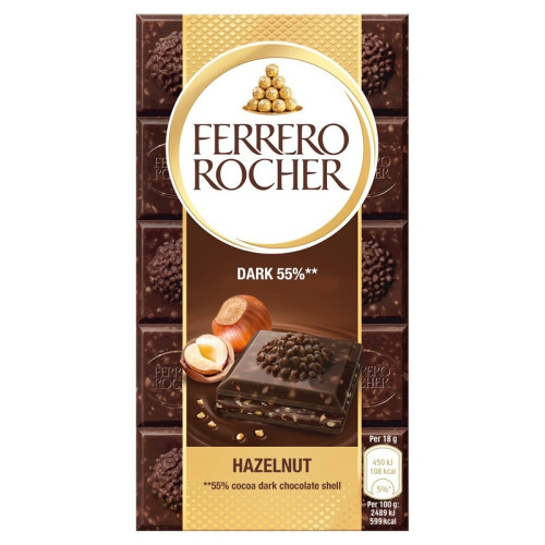 FERRERO ROCHER TABLET DARK CHOCOLATE G90 1x8x90G