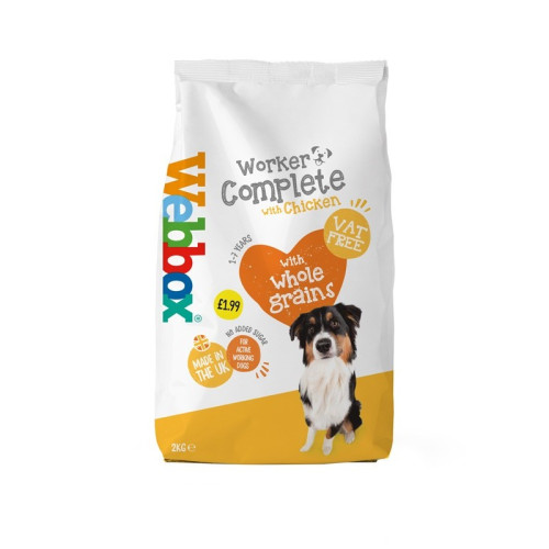 WEBBOX BEEF DOG FOOD 1x4x2KG