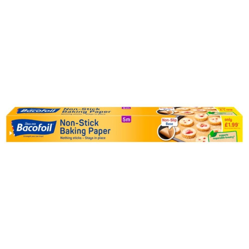 BACO BAKING PAPER 1x6x5M PMP &Acirc;&pound;1.99