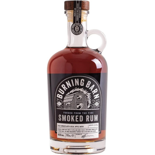 BURNING BARN SMOKED RUM BOTTLE 1x70CL