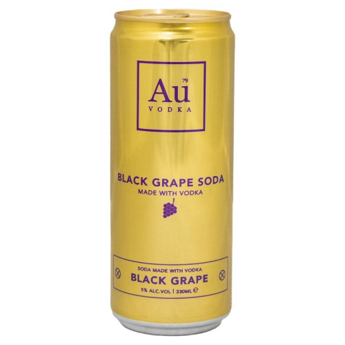 AU VODKA BLACK GRAPE VODKA BOTTLE 1x12x330ML