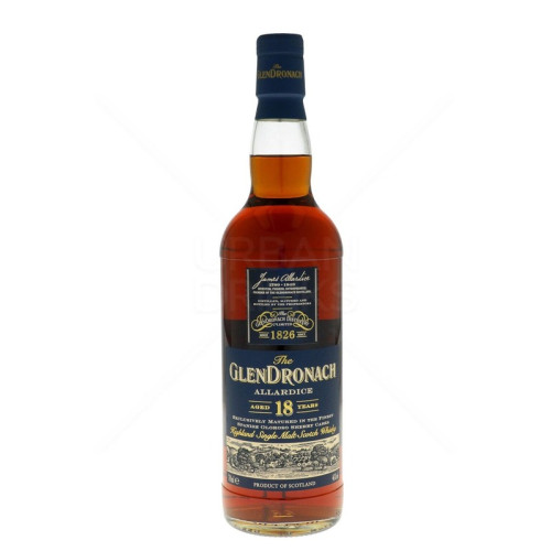 THE GLENDRONACH ALLARDICE SINGLE MALT 18 YEAR SCOTCH WHISKY BOTTLE 6x70CL