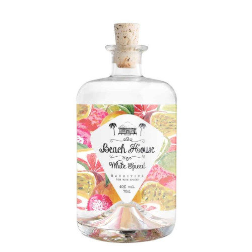 BEACH HOUSE WHITE SPICED RUM BOTTLE 1x70CL