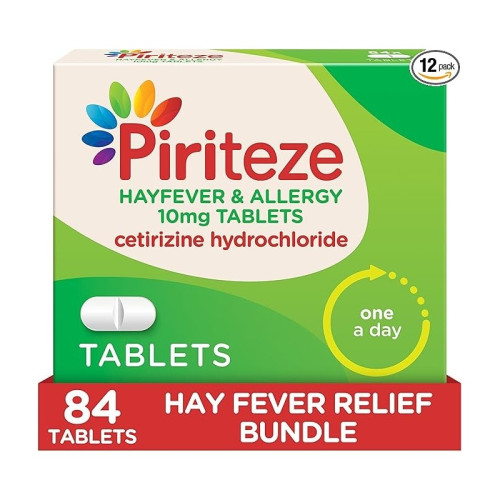 PIRITEZE ALLERGY TABLETS 1x12x7s