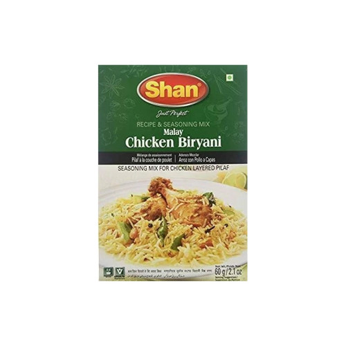 SHAN BIRYANI CHICKEN MASALA 1x12x60G