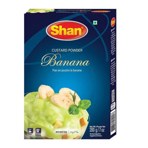 SHAN SWEET BANANA CUSTARD POWDER 2x6x200G