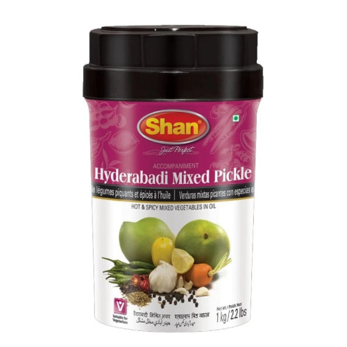 SHAN HYDERABADI MIXED PICKLE 2x6x1KG PMP &Acirc;&pound;1.99
