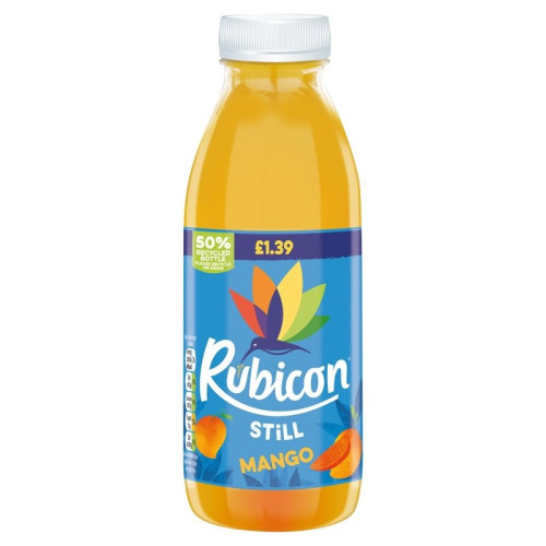 RUBICON STILL MANGO BOTTLE 1x12x500ML PMP &Acirc;&pound;1.39