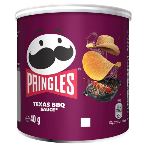 PRINGLES BARBEQUE CRISPS 1x12x40G