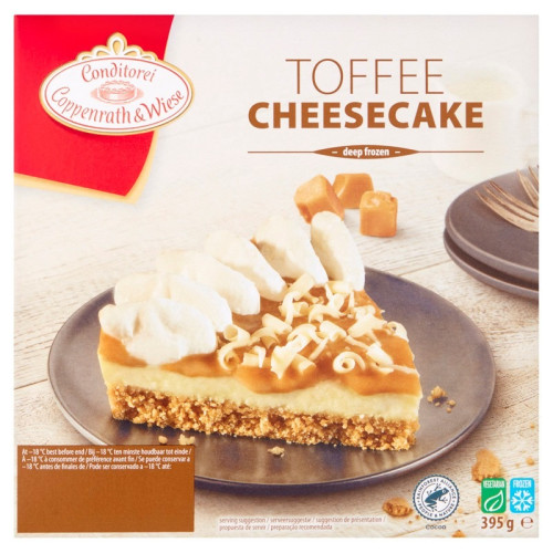 COPPENRATH & WIESE TOFFEE CHEESE CAKE 1x395G