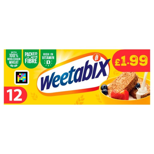 WEETABIX CEREAL 1x10x12s PMP &Acirc;&pound;1.99