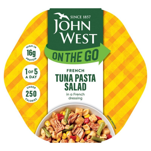 JOHN WEST TUNA CHUNKS IN BRINE 1x12x145G PMP &Acirc;&pound;1.59
