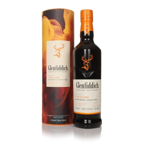 GLENFIDDICH EXPERIMENTAL SERIES FIRE CANE WHISKY BOTTLE 6x70CL