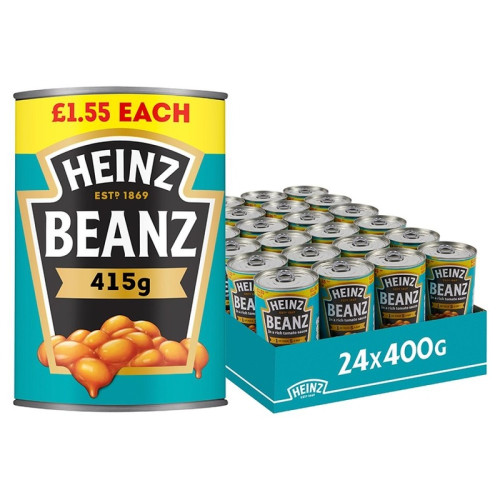 HEINZ BAKED BEANS 1x24x415G PMP &Acirc;&pound;1.55