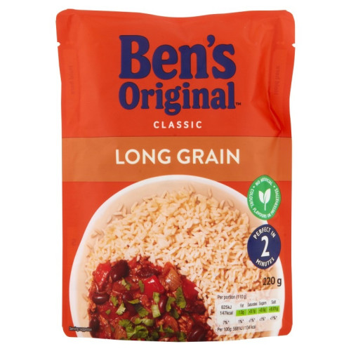 BENS ORIGINAL ORIGINAL LONG GRAIN RICE 1x6x220G