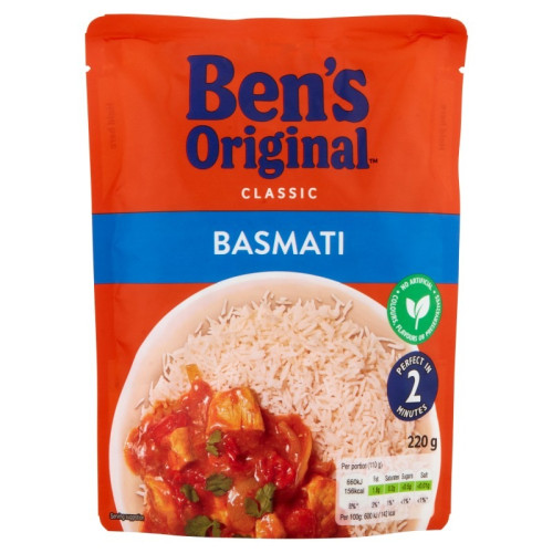 BENS ORIGINAL BASMATI ORIGNAL RICE 1x6x220G