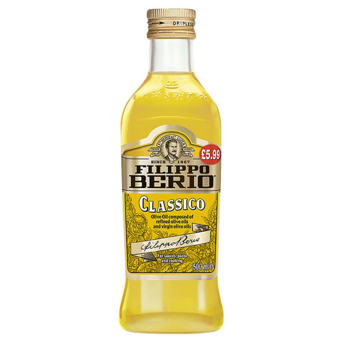 FILIPPO BERIO CLASSIC OLIVE OIL 6x500ML PMP &Acirc;&pound;5.99