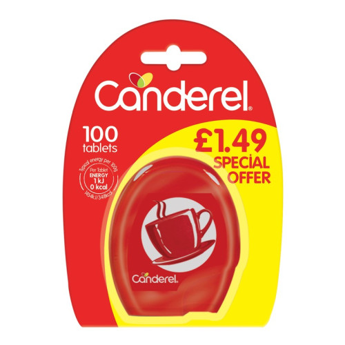 CANDEREL CALORIE FREE SWEETNER 1x10x100s PMP &Acirc;&pound;1.49