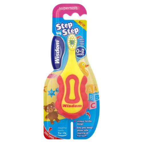WISDOM STEPBY STEP TOOTHBRUSH 0 TO 2 YEARS 1x6xSGL