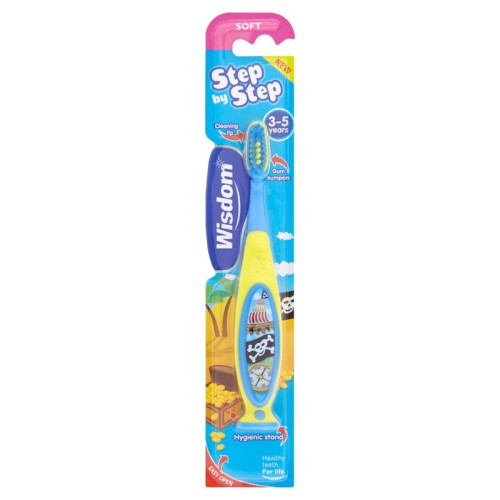 WISDOM STEPBY STEP TOOTHBRUSH 3 TO 5 YEARS 1x10xSGL