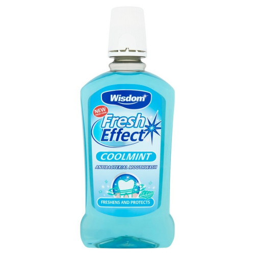 WISDOM COOL MINT MOUTHWASH 1x8x500ML