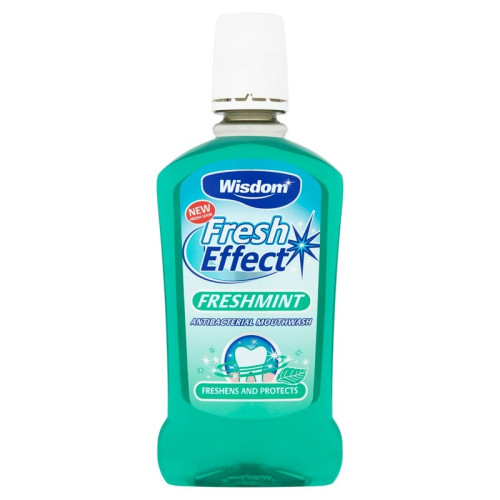 WISDOM FRESH MINT MOUTHWASH 1x8x500ML
