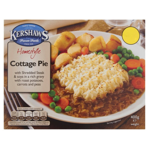 KERSHAWS COTTAGE PIE 1x400G PMP &Acirc;&pound;2.75