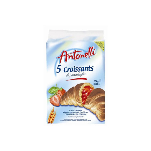 ANTONELLI MAXI STRAWBERRY CROISSANT 5 PACK 8x250G
