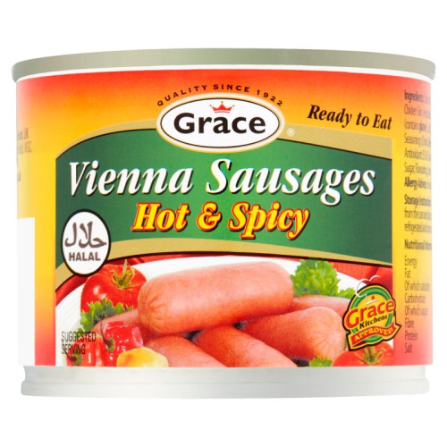 GRACE HOT & SPICY VIENNESE SAUCE 1x12x200G