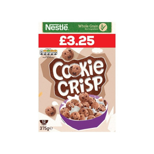 NESTLE COOKIE CRISP CEREAL 1x6x375G PMP &Acirc;&pound;3.25
