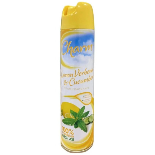 CHARM LEMON VERBENA & CUCUMBER ROOM FRAGRANCE SPRAY 1x12x240ML