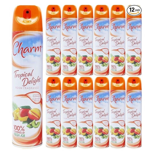 CHARM TROPICAL DELIGHT ROOM FRAGRANCE SPRAY 1x12x240ML
