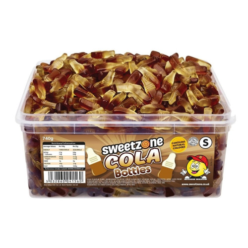SWEETZONE COLA BOTTLES 1x350x805G PMP &Acirc;&pound;0.02