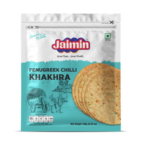 JAIMIN FENUGREEK CHILLI KHAKHRA 1x180G
