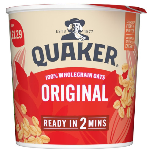 QUAKER SO SIMPLE ORIGNAL OAT 6 PACK POT 1x8x45G PMP &Acirc;&pound;1.29