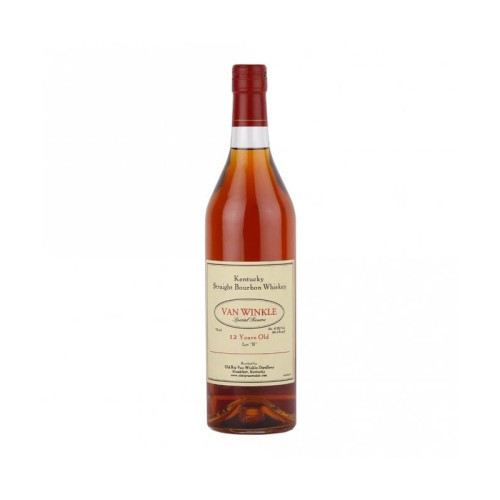 OLD RIP VAN WINKLE SPECIAL RESERVE BOURBON 12 YEAR WHISKEY BOTTLE 1x75CL