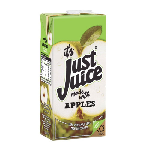 JUST JUICE APPLE CARTON 1x12x1L